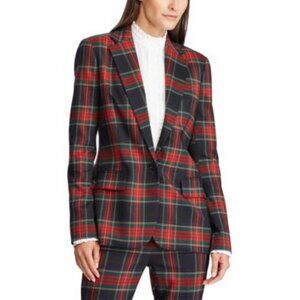 Lauren Ralph Lauren Tartan Plaid Blazer